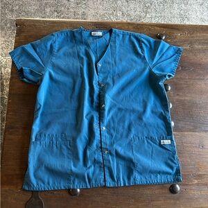 Uniform Advantage Teal Scrubs Top